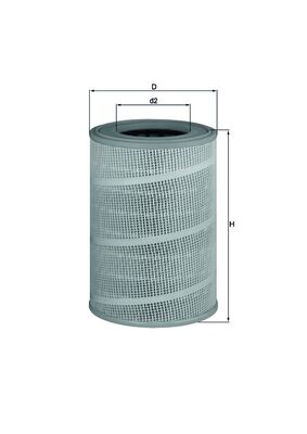 KNECHT LX 666 Air Filter