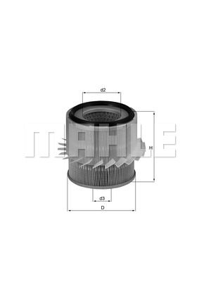 KNECHT LX 683 Filtr powietrza