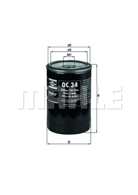 KNECHT OC 34 Oil Filter