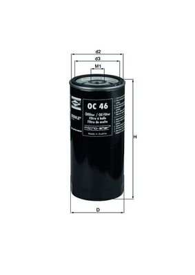 KNECHT OC 46 Oil Filter