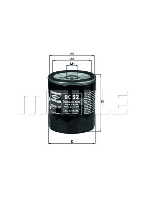 KNECHT OC 52 Oil Filter