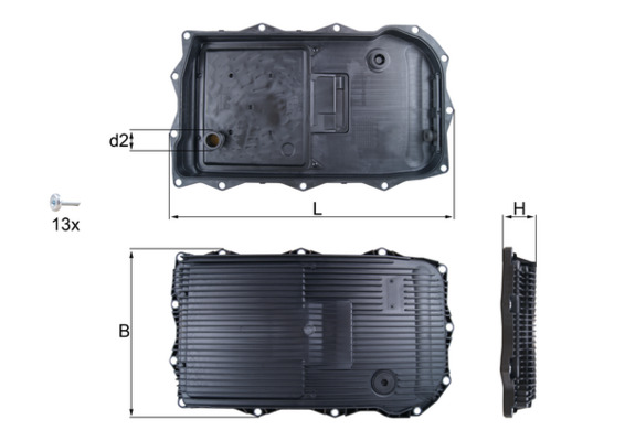 KNECHT HX 184KIT Масляный...