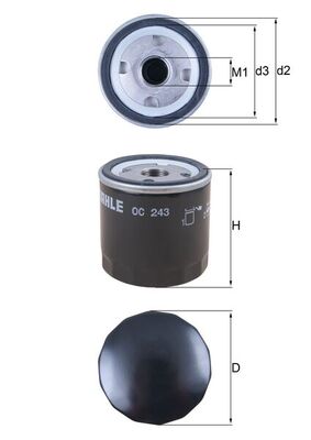 KNECHT OC 243 Oil Filter