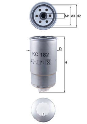 KNECHT KC 182 Kraftstofffilter