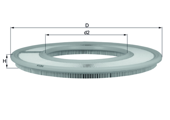 KNECHT LX 66 Filtr powietrza