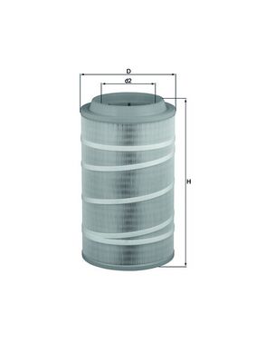 KNECHT LX 1807 Ilmansuodatin