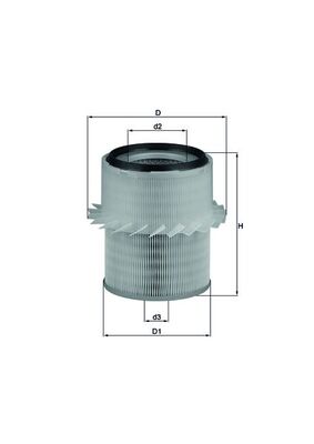 KNECHT LX 673 Air Filter