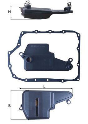 KNECHT HX 193D Гидрофильтр,...