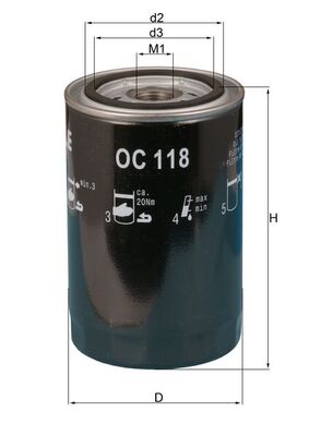 KNECHT OC 118 Oil Filter