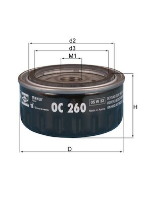 KNECHT OC 260 Oil Filter