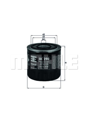 KNECHT OC 290 Oil Filter