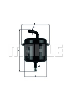 KNECHT KL 136 Fuel filter