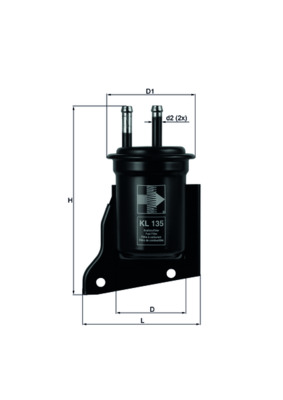 KNECHT KL 135 فلتر الوقود