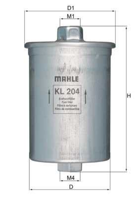 KNECHT KL 204 Fuel filter