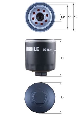 KNECHT OC 1539 Oil Filter