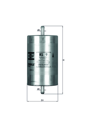 KNECHT KL 9 Fuel filter