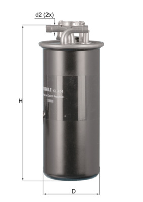 KNECHT KL 454 Fuel filter