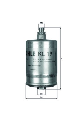 KNECHT KL 19 Fuel filter