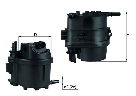 KNECHT KL 779 Bränslefilter