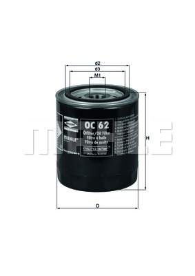 KNECHT OC 62 Oil Filter