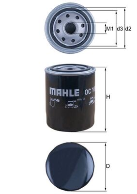 KNECHT OC 105 Öljynsuodatin