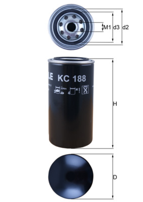 KNECHT KC 188 فلتر الوقود