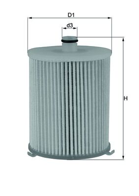 KNECHT KX 245/4D Fuel filter