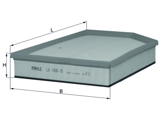 KNECHT LX 1591/9 Air Filter