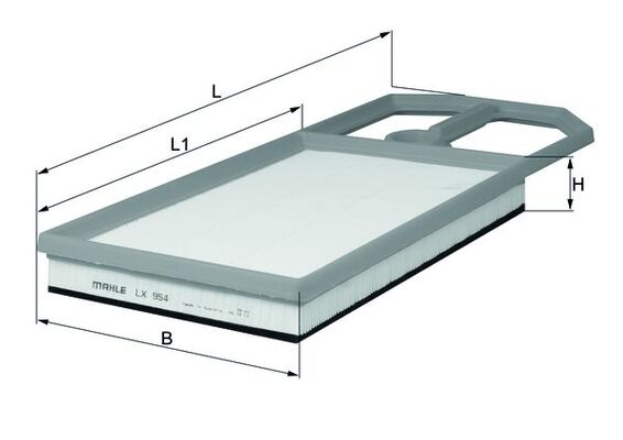 KNECHT LX 954 Hava filtresi