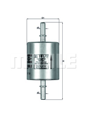 KNECHT KL 191/1 Fuel filter