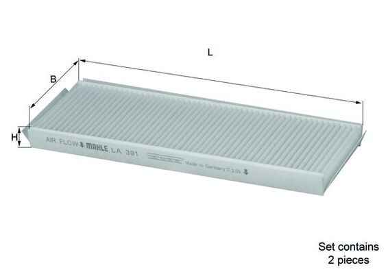 KNECHT LA 391/S Фильтр,...