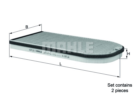 KNECHT LAK 613/S Filtro,...