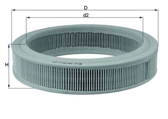 KNECHT LX 108 Воздушный фильтр