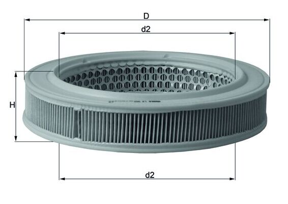 KNECHT LX 552 فلتر هواء