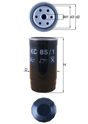 KNECHT KC 85/1 Yakıt filtresi