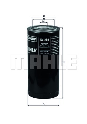 KNECHT KC 216 Топливный фильтр