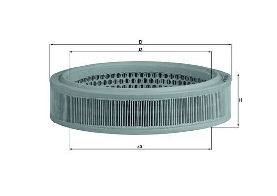 KNECHT LX 166 Air Filter