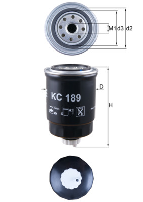 KNECHT KC 189 فلتر الوقود