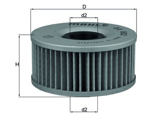 KNECHT OX 802 Öljynsuodatin