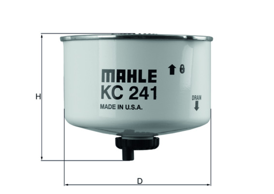 KNECHT KC 241D Fuel filter