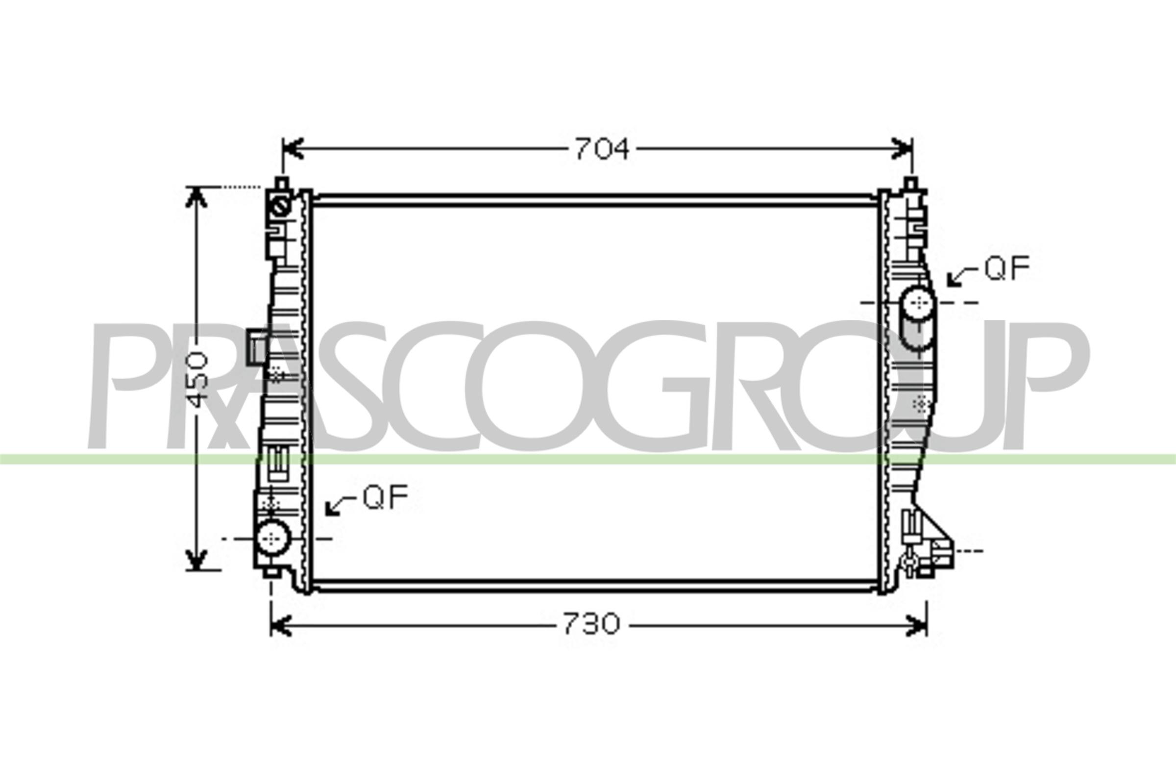 PRASCO AA090R001 Radiatore,...