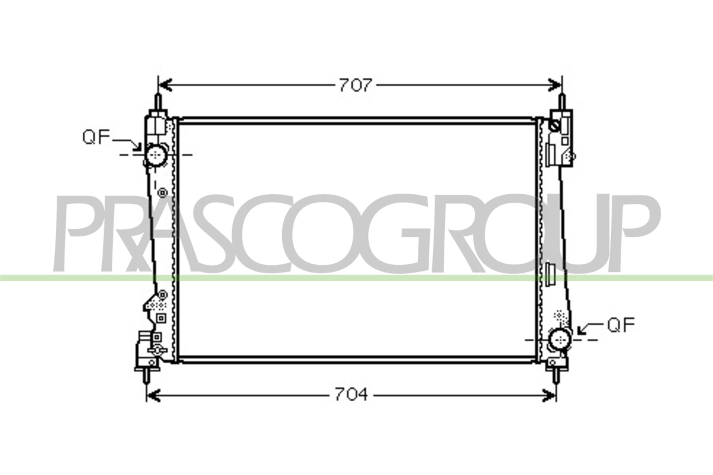 PRASCO AA210R002 Radiatore,...