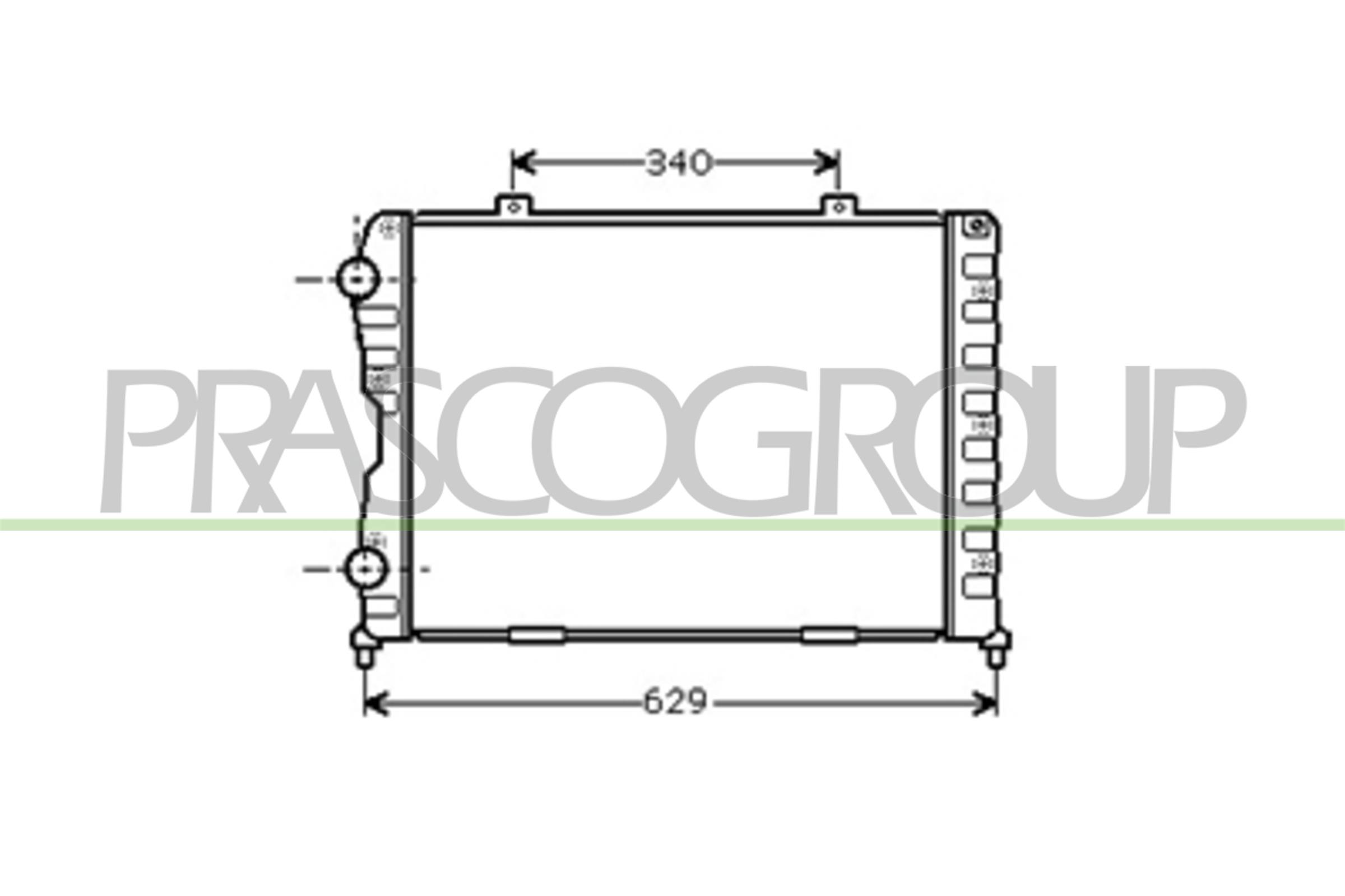 PRASCO AA620R002 Radiatore,...