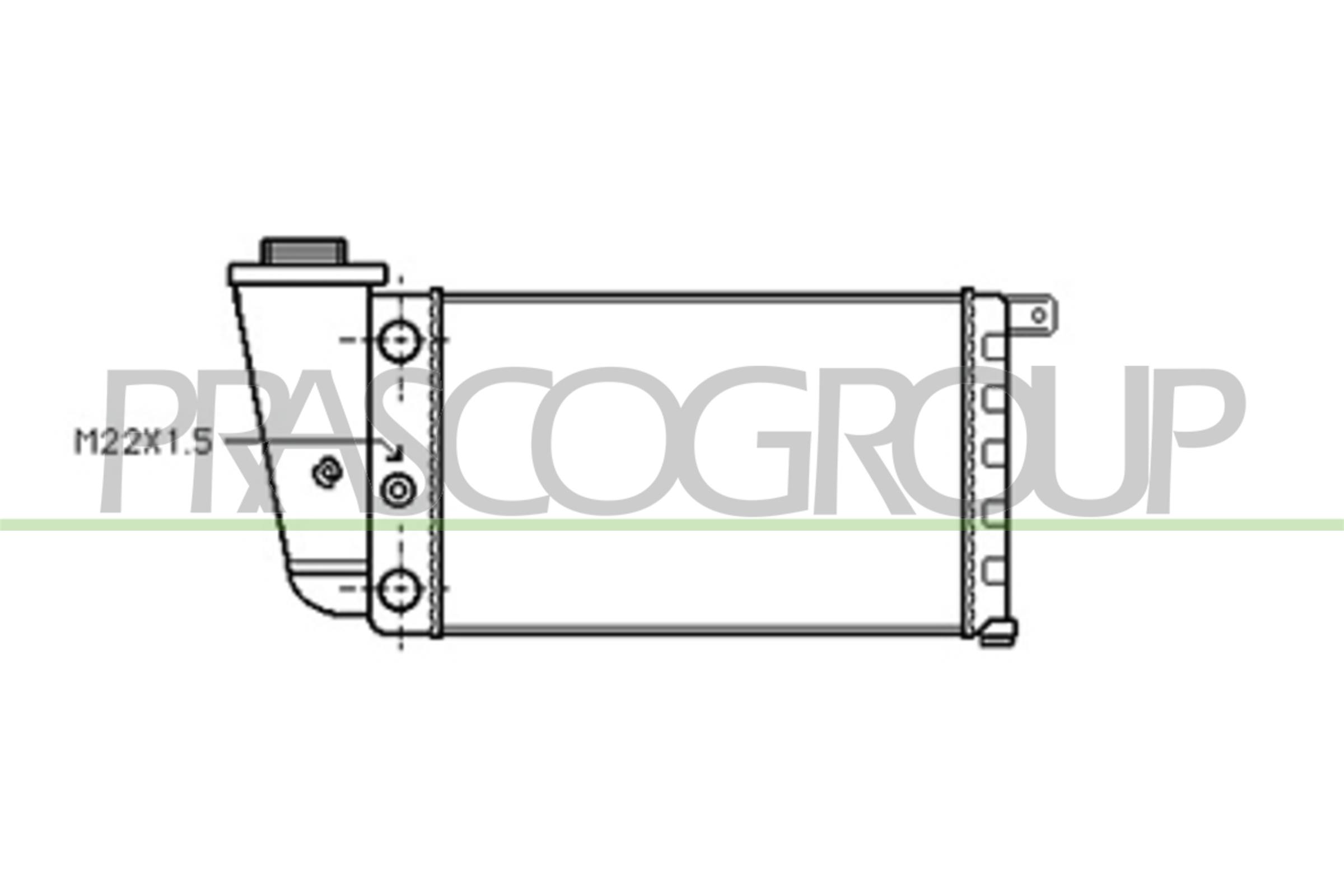 PRASCO AB017R002 Radiatore,...