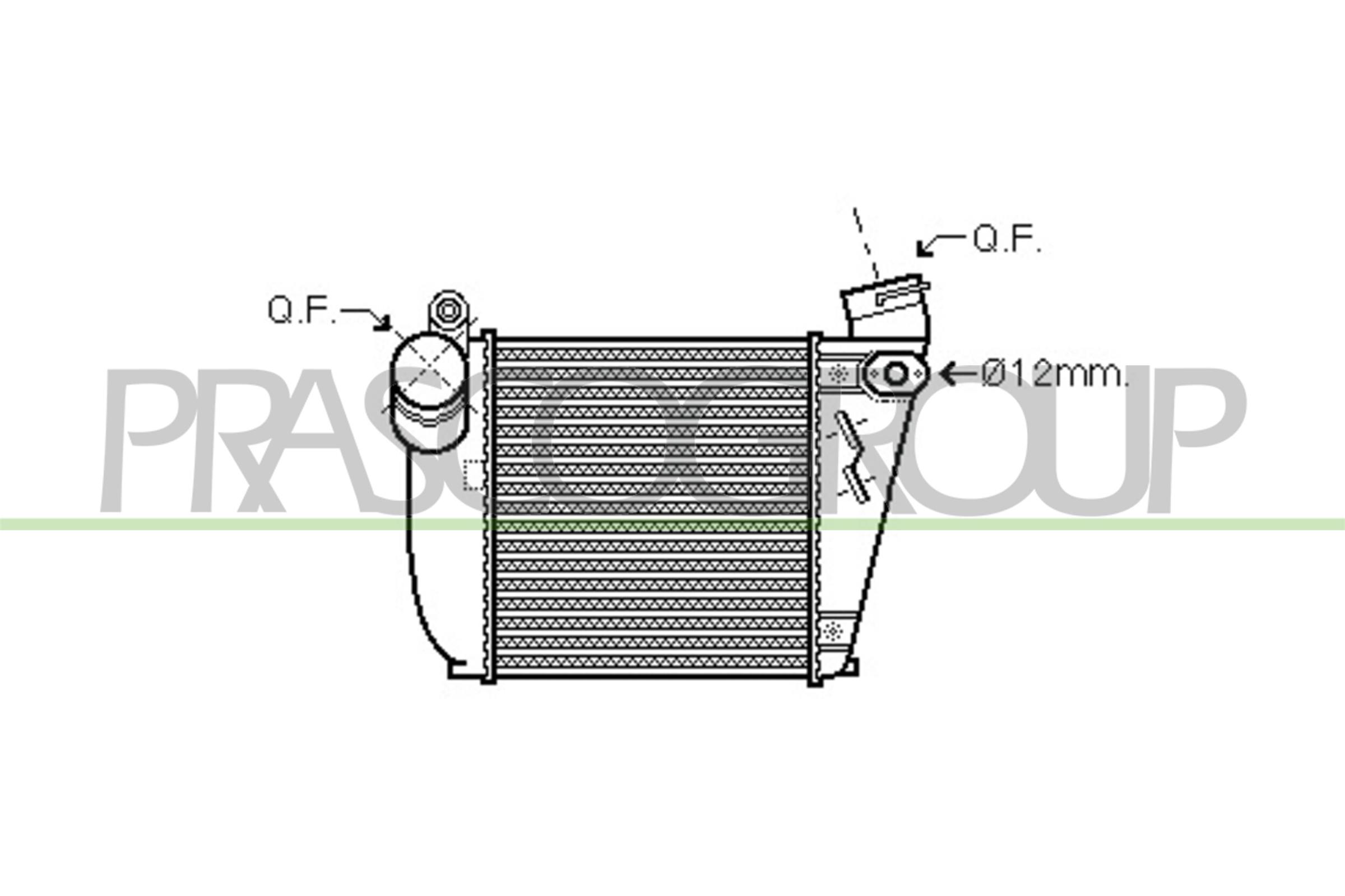 PRASCO AD016N004 Intercooler