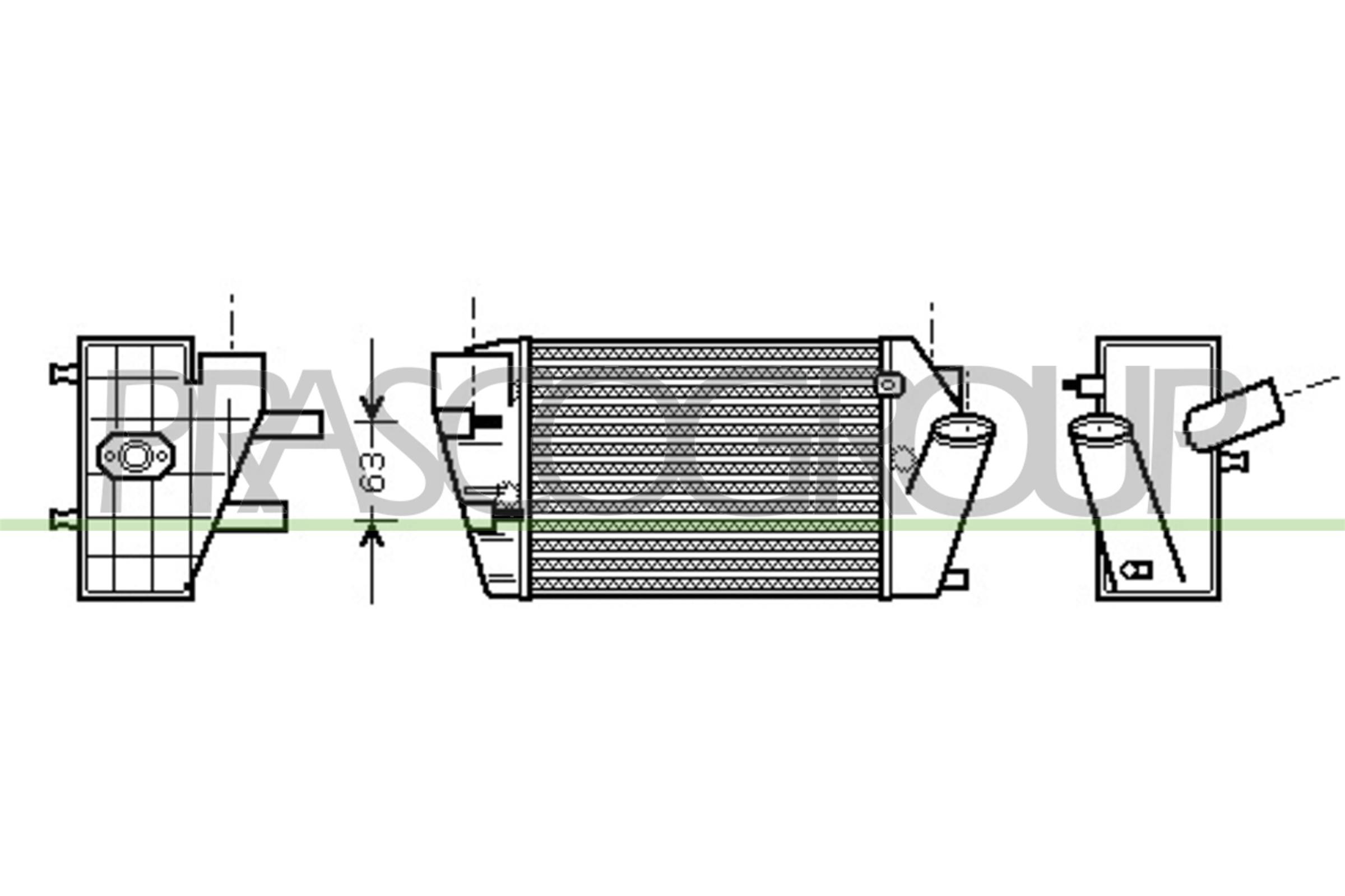 PRASCO AD020N002 Intercooler