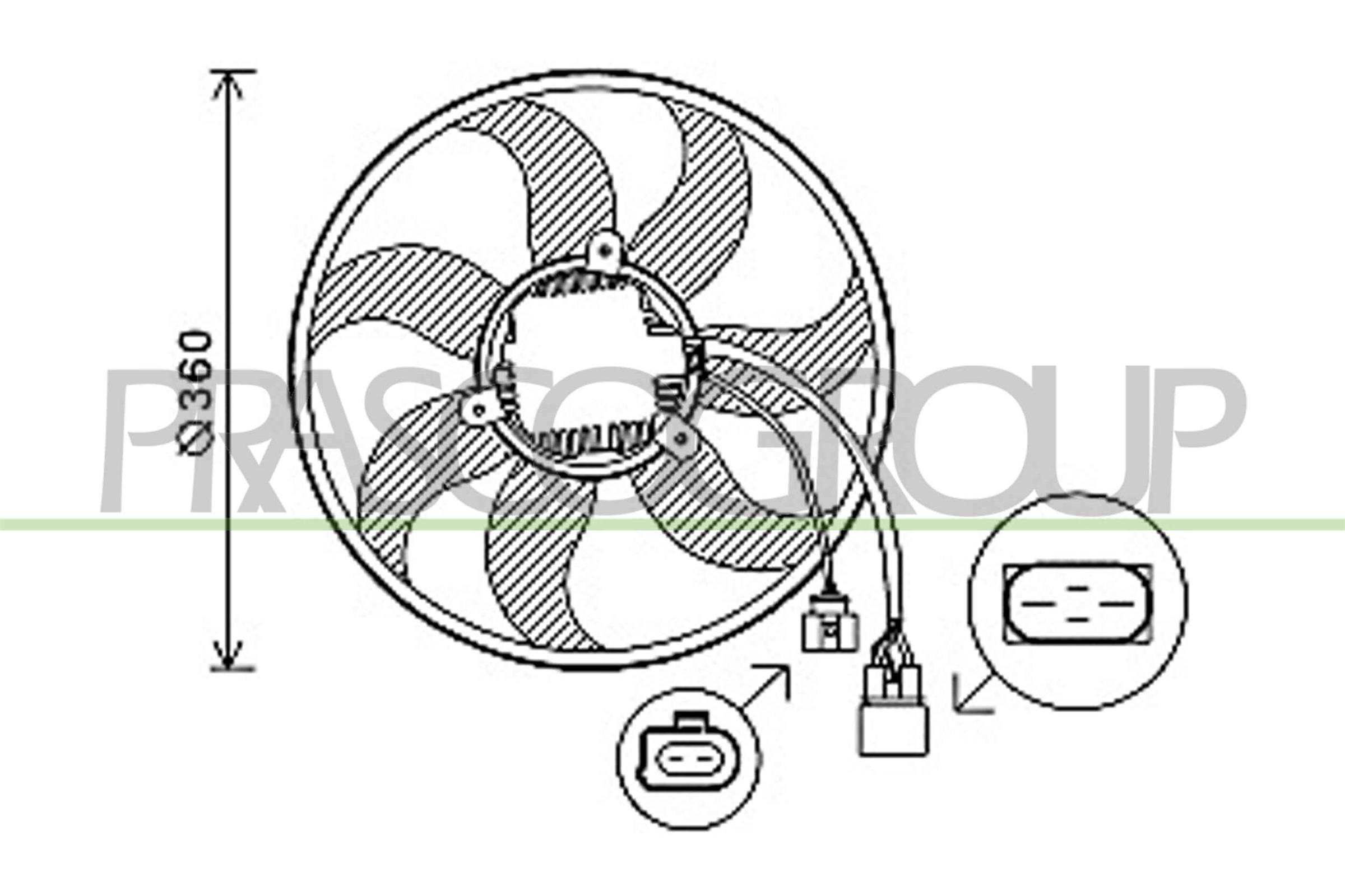 PRASCO AD022F003 Ventola,...