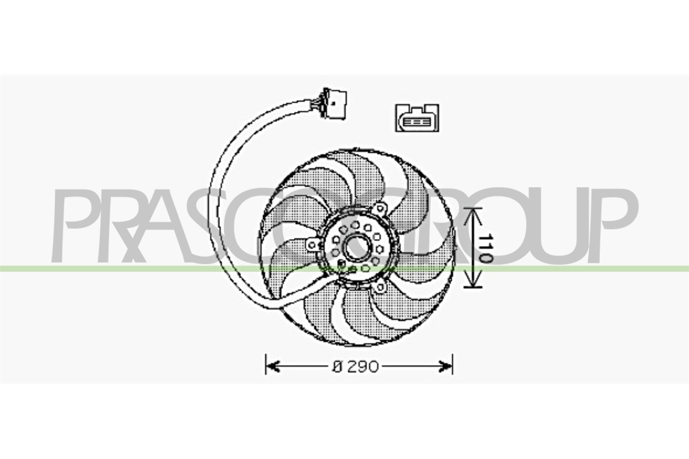 PRASCO AD200F007 Ventola,...