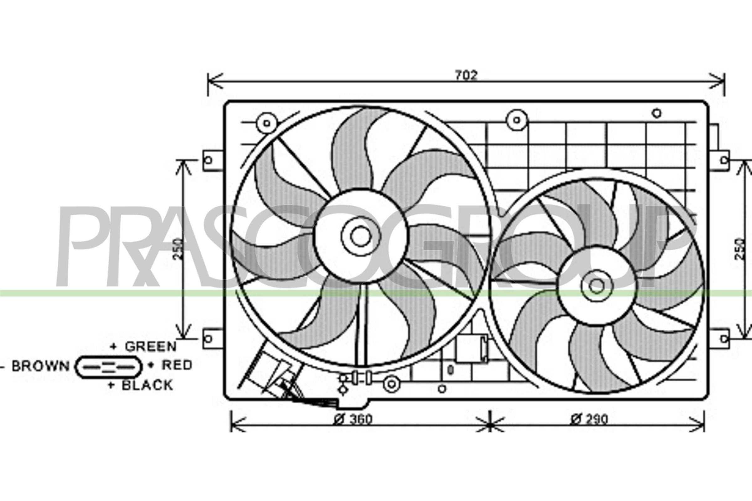 PRASCO AD320F002 Ventola,...