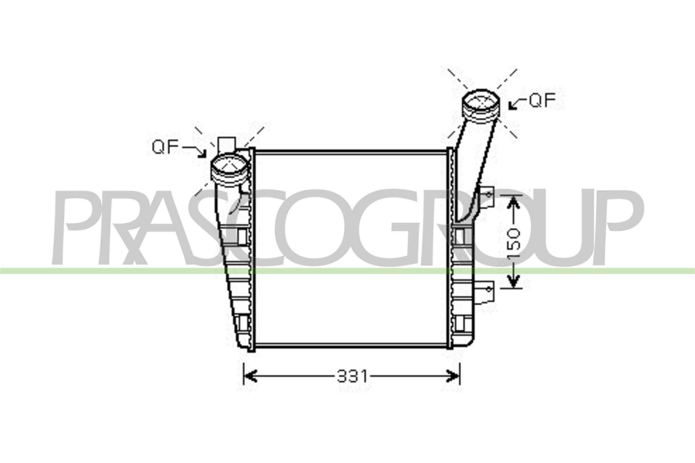 PRASCO AD830N002 Intercooler